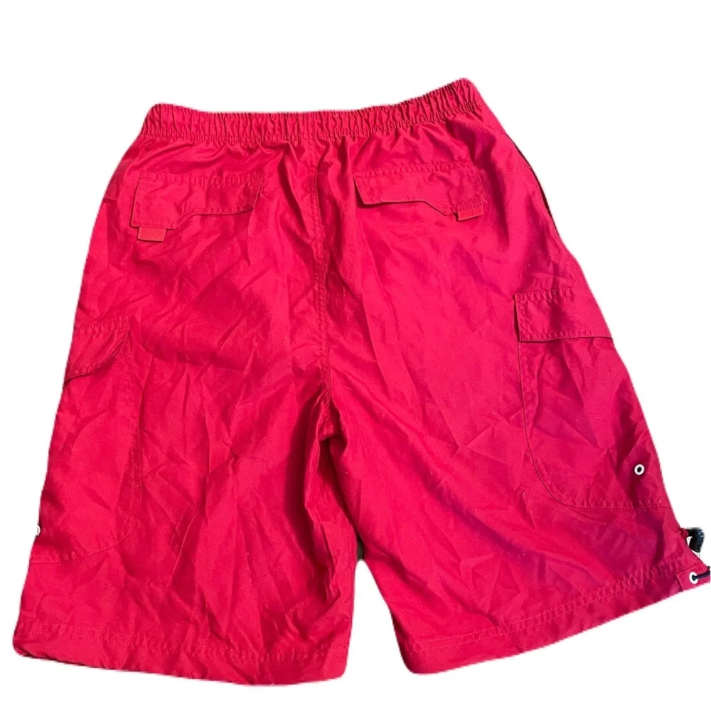 CLOSET CLEANOUT J.Khaki Swim Shorts-Red-Size L